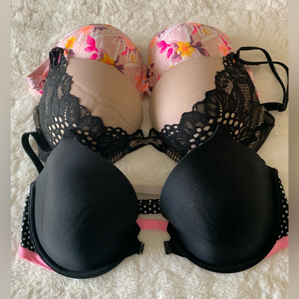 Victoria Secret 36D Bundle of 3 bras $45